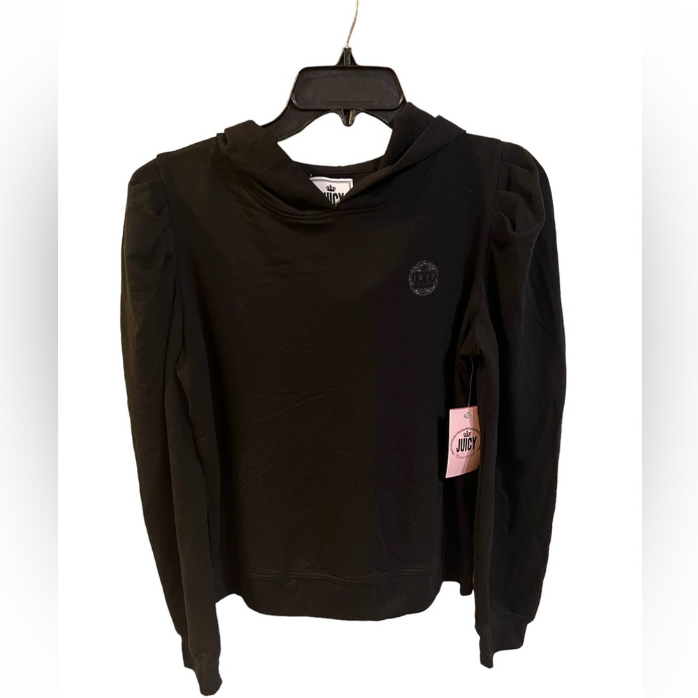 Juicy Women’s Lightweight Puff Sleeve Sweatshirt Size S NWT